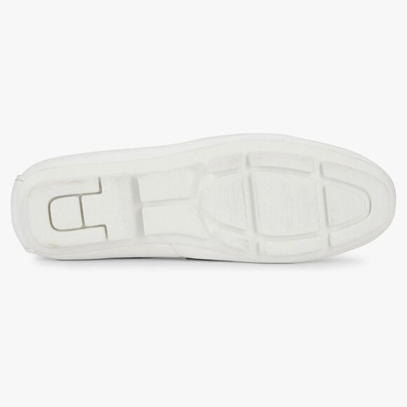 NWT Van Heusen Flex Rufus 8 Men White Leather Memory Foam Dress Loafers Shoes main image 7